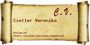 Czeller Veronika névjegykártya
