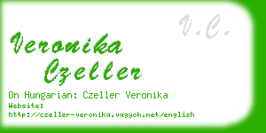 veronika czeller business card